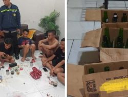 Pesta Miras di Perumahan, Sekelompok Anak Muda Diamankan Polsek Biringkanaya