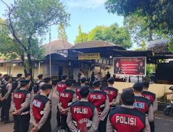 Kapolrestabes Makassar Beri Arahan dan Periksa Kesiapan Perlengkapan Sat Samapta