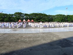 Semangat Bela Diri Warnai Latihan Bersama Ujian Kyu di Lapangan Karebosi