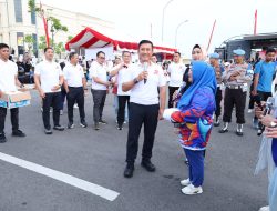 Polda Sulsel Gelar Pelayanan Masyarakat Saat CFD dan Video Conference Serentak Bersama Kapolri