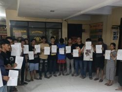 Polsek Mariso Razia Miras Jenis Ballo, Sejumlah Warga Diamankan untuk Pembinaan