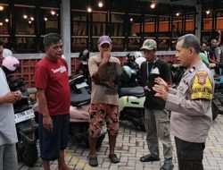 Bhabinkamtibmas Kelurahan Mario Sambangi Juru Parkir, Sampaikan Himbauan Kamtibmas