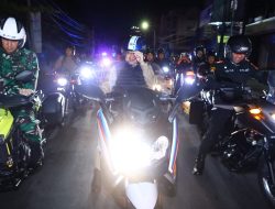 Kapolrestabes dan Forkopimda Makassar Pimpin Patroli Gabungan Malam Takbiran Idul Adha 1446 H