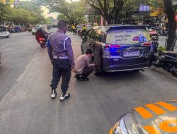 Polsek Panakkukang Tertibkan Parkir Liar di Sekitar Mall dan Pasar Masale