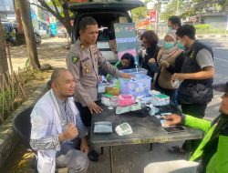 Hari Bhayangkara ke-79, Polrestabes Makassar Sediakan Pemeriksaan Gula Darah hingga Kolesterol untuk Driver Online