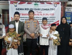 Penutupan Gema Religi dan Lomba TPQ Warnai Peringatan Hari Bhayangkara ke-79 di Masjid Nurul Hidayah Makassar