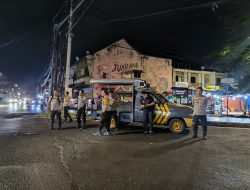 Personel Polsek Mamajang Laksanakan Patroli Malam KRYD di Sejumlah Titik Rawan
