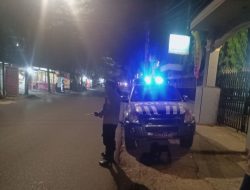 Polsek Tamalate Tingkatkan Pelayanan Kepada Masyarakat Rutin Patroli KRYD di Malam Hari