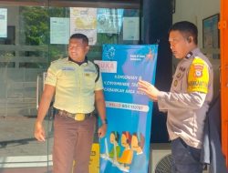 Perkuat Komunikasi, Bhabinkamtibmas Gandeng Petugas Keamanan Jaga Lingkungan Aman