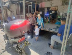 Sambang Wilayah Binaan Aipda Esa Berinteraksi Dengan Warga