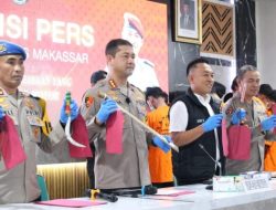 Polisi Ungkap Tawuran Berkedok “COD”, Geng Motor Beraksi di Tiga Titik Makassar