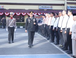 Upacara Hari Bhayangkara ke-79 di Makassar Berlangsung Khidmat, Kapolrestabes Sampaikan Pesan Kapolda Sulsel