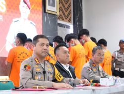23 Geng Motor DItangkap Polrestabes Makassar, Serang Warga Sebelum Tawuran Terjadwal