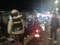 Polsek Biringkanaya Sisir Jalan-Jalan Strategis dalam Patroli Cipkon Rutin