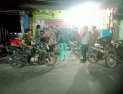 Kompak Jaga Wilayah, Bhabinkamtibmas dan Babinsa Bangkala Intensifkan Patroli Dini Hari