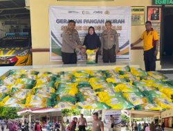 Ratusan Warga Serbu Pangan Murah di Polsek Manggala, 600 Karung Beras Habis dalam Hitungan Jam