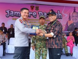 Kapolda Sulsel Buka Jambore dan Kemah Bhakti KBP3 Sulsel di Kabupaten Sidrap