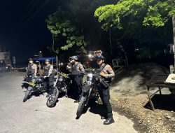 Personil Patroli Samapta Polrestabes Makassar Intensifkan Patroli Rutin di Titik Rawan