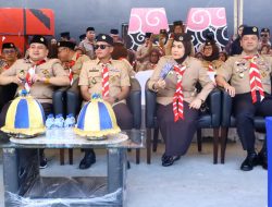 Kapolrestabes Makassar Hadiri Apel Besar HUT ke-64 Gerakan Pramuka