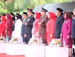 Kapolrestabes Makassar Hadiri Upacara HUT ke-80 RI di Lapangan Karebosi