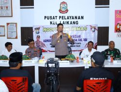 Kapolrestabes Makassar Ngopi Kamtibmas di Kelurahan Laikang Serap Aspirasi Warga