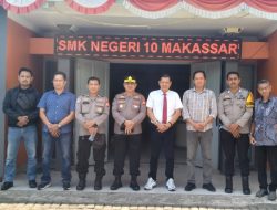 Perkuat Sinergitas, Kapolsek Tamalate Sambangi Dua Sekolah Negeri di Makassar