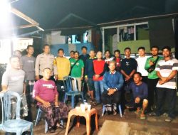 Ronda Malam Jadi Wadah Kebersamaan Polisi dan Warga Kampung Baru