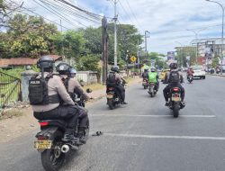 Patroli Samapta Polrestabes Makassar Keliling Kota, Hadirkan Rasa Aman bagi Warga