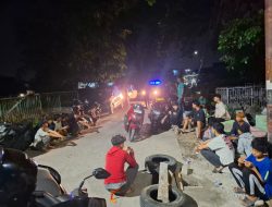 Polsek Tamalate Amankan 24 Remaja Geng Motor “Selatan Never End” Saat Pesta Miras di Kuburan