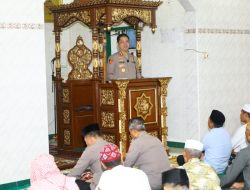 Safari Subuh, Kapolrestabes Makassar Ajak Jemaah Jaga Generasi Muda dari Pengaruh Negatif