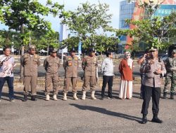 Polsek Tamalate Bersama Tripika Tertibkan Lapak Liar di Lahan PT. GMTD Tbk