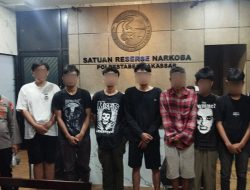 Polsek Tamalate Ciduk 7 Remaja Sedang Pesta Narkotika