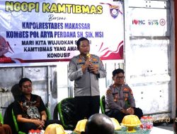Ngopi Kamtibmas, Polrestabes Makassar Edukasi Masyarakat Terkait Kekerasan pada Anak dan Perempuan