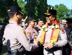 Kapolrestabes Makassar Sambut Kedatangan Kapolda Sulsel Irjen Pol Djuhandhani Rahardjo Puro di Polda Sulsel