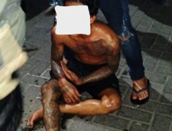 Kabur Lompat ke Kanal, Pria Bertato Membawa Sabu di Makassar Ditangkap Polisi