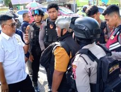Kapolsek Biringkanaya Turun Tangan Redam Kericuhan Aksi Unras