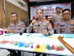 Polsek Biringkanaya Tindak Tegas Pelaku Tawuran Geng Motor Bersenjata Tajam, Dua Ditembak Peluru Karet