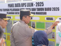 Kapolda Sulsel Bersama Tim Supervisi Mabes Polri Tinjau Pos Pengamanan Operasi Lilin 2025