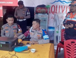 Biddokkes Polda Sulsel Berikan Layanan Pemeriksaan Kesehatan di Pos Pam Operasi Lilin 2025
