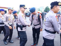 Kapolrestabes Makassar Hadiri Apel Pemberangkatan 100 Personel Satbrimob BKO ke Aceh