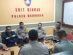 Kanit Binmas Polsek Manggala Gelar Anev Perdana Bersama Anggota