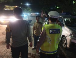 Polsek Tamalanrea Laksanakan Patroli Dini Hari, Situasi Kamtibmas Kondusif
