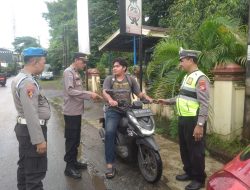 Tertib Berlalu Lintas, Polsek Manggala Turun ke Jalan Gelar Ops Keselamatan Pallawa 2026