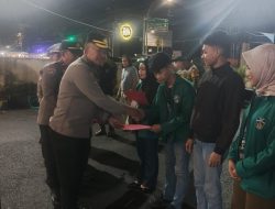 Akhiri Masa KKPH, Polsek Rappocini Lepas Mahasiswa Fakultas Hukum UMI