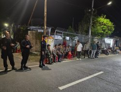 Polsek Ujung Pandang Patroli Malam Imlek 2577, Amankan Vihara dan Antisipasi Balap Liar