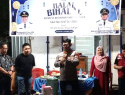 Kapolsek Biringkanaya Hadiri Halal Bihalal RT/RW Se Kelurahan Sudiang Raya Sekaligus Pamit kepada Masyarakat