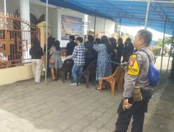 Polisi Siaga, Ibadah Jumat Agung di Wilayah Manggala Berlangsung Kondusif