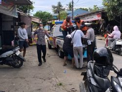 Respons Cepat Polsek Biringkanaya Amankan TKP Laka Lantas di Makassar