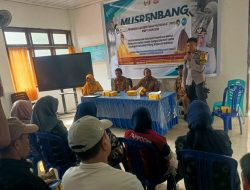 Bhabinkamtibmas Tidung Hadiri Rapat Koordinasi, Tekankan Pengawasan Remaja