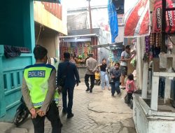 Cegah Gangguan Kamtibmas, Polsek Tallo Gelar Patroli Jalan Kaki di Permukiman Padat
